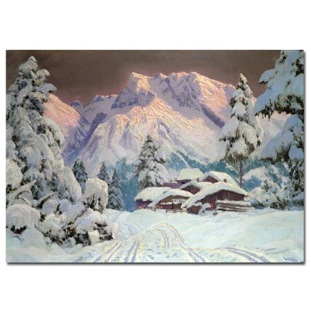 Trademark Fine Art Alwin Arnegger 'Hocheisgruppe, Austria' Canvas Art, 30x47 BL0123-C3047GG